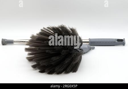 Home cleaning set. Extendable dust remover. Stock Photo