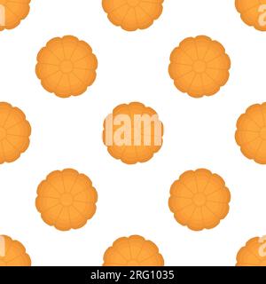 Pattern homemade cookie different taste in pastry biscuit, pattern cookie consist of collectible natural tasty food biscuit it pastry accessory, patte Stock Vector