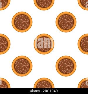 Pattern homemade cookie different taste in pastry biscuit, pattern cookie consist of collectible natural tasty food biscuit it pastry accessory, patte Stock Vector