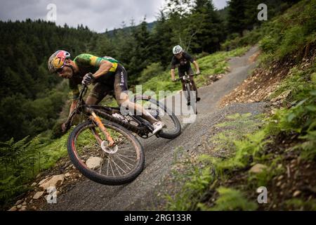 Biker Henrique Avancini of Brazil in action during the Men Cross