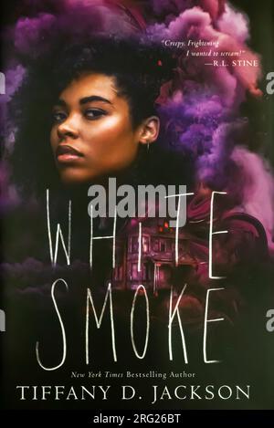 White Smoke Book by Tiffany D. Jackson 2021 Stock Photo