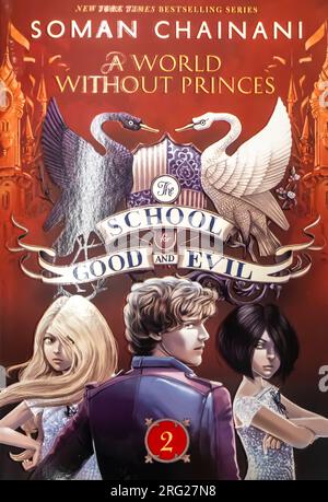 The School for Good and Evil Novel by Soman Chainani 2013 Stock Photo