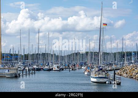 Marina, Schilksee, Kiel, Schleswig-Holstein, Germany Stock Photo