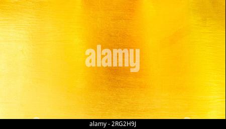 Gold metal brushed background or texture of brushed steel Stock Photo
