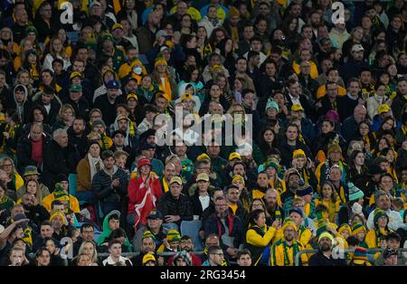 August 07 2023: Danish fans during a game, at, . Kim Price/CSM (Credit Image: © Kim Price/Cal Sport Media) Stock Photo