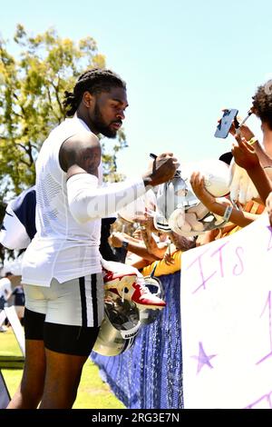 Oxnard, United States . 07th Aug, 2023. Dallas Cowboys defensive end Sam  Williams (54) during practice at training camp on Saturday, August 5, 2023  in Oxnard, Calif. (Aliyah Navarro/Image of Sport/Sipa USA)