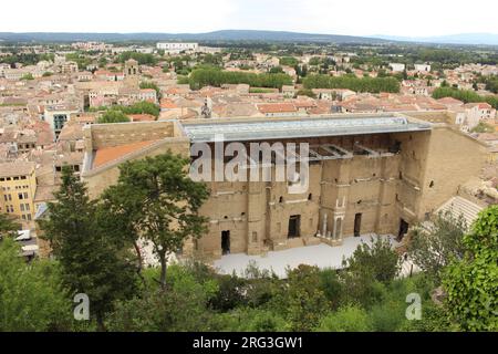 Roman Theatre - Orange, Vaucluse, France Stock Photo