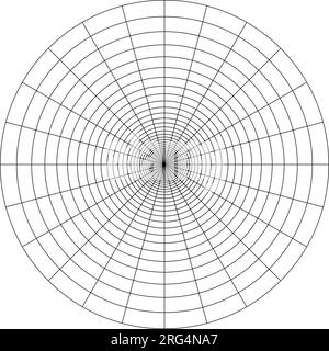 Circle graph. vector illustration line drawing Stock Vector