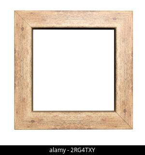 Photo frame empty isolated on white transparent background Stock Photo