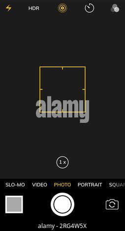 Camera horizontal viewfinder template on black background. Vector photo ...