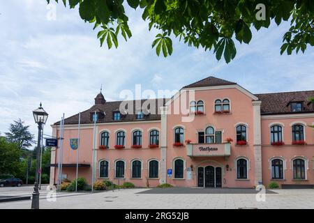 Niedernhausen: Town Hall in Taunus, Hessen, Hesse, Germany Stock Photo