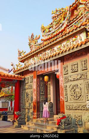 Incredible Facade of Sian Lo Tai Tian Kong Chinese Buddhist Temple in ...