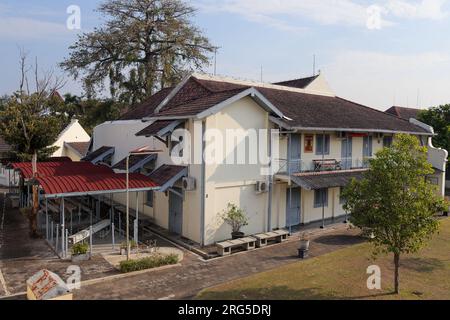 Exterior of Museum Benteng Vredeburg, is history museum is a museum that exhibits Indonesian history during the colonial period. Located near Maliobor Stock Photo