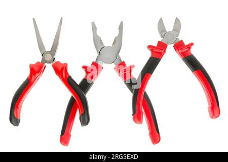 pliers isolated on white background Stock Photo