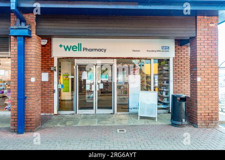 The +well pharmacy store in Perton, South Staffordshire. Stock Photo