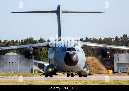 German Air Force A400M tanker plane during Exercise Air Defender 2023, Wunstorf, Germany. Stock Photo