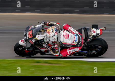 Silverstone, UK. 04th Aug, 2023. Takaaki Nakagami LCR Honda IDEMITSU during the Monster Energy British Grand Prix MotoGP at Silverstone Circuit, Silverstone, United Kingdom on 4 August 2023 Credit: Every Second Media/Alamy Live News Stock Photo