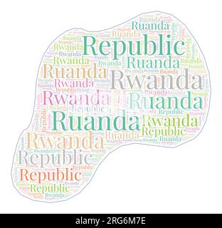 Background concept wordcloud illustration of Rwanda Stock Photo - Alamy