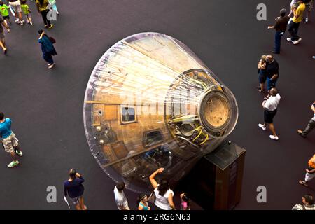 WASH DC - July 10: National Air and Space museum in Washington was established in 1946 and holds the largest collection of historic aircraft and space Stock Photo