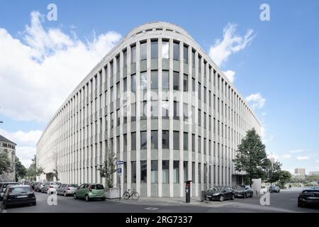 cologne, germany august 7 2023: building of the German Economic Institute in the kunibertsviertel on the banks of the rhine in cologne Stock Photo
