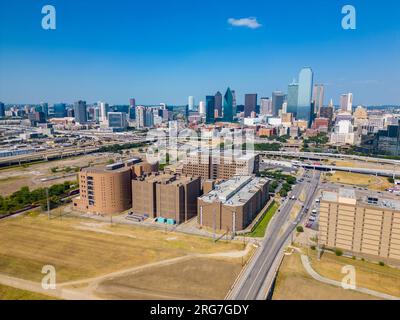 Aerial photo North Tower Detention Facility Dallas Texas jail prison ...