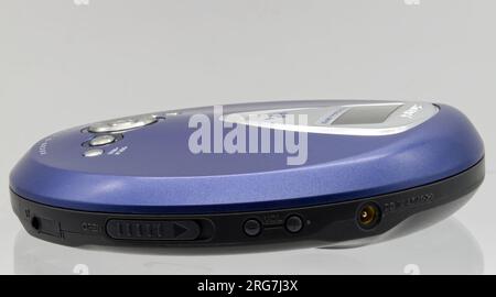 Sony CD Walkman D-NE300 Atract 3Plus Mp3. Vintage Technology. Stock Photo