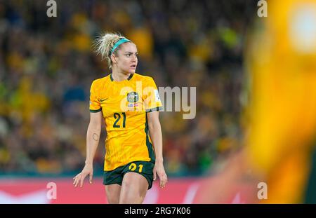 August 07 2023: Ellie Carpenter (Australia) looks on during a FiFA