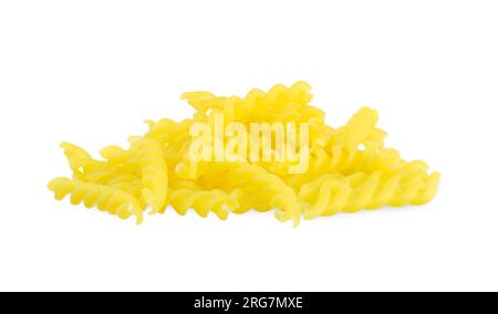 Pasta isolated on white background, pasta clipping path. Stock Photo