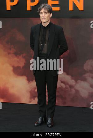 Jul 13, 2023 - London, England, UK - Cillian Murphy attending Oppenheimer UK Premiere, Odeon Luxe, Leicester Square Stock Photo