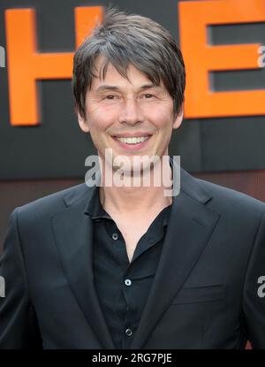 Jul 13, 2023 - London, England, UK - Brian Cox attending Oppenheimer UK Premiere, Odeon Luxe, Leicester Square Stock Photo