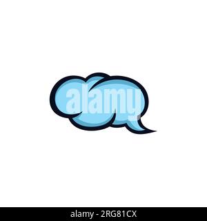Cloud Vector Illustration. speech bubble vector Stock Vector