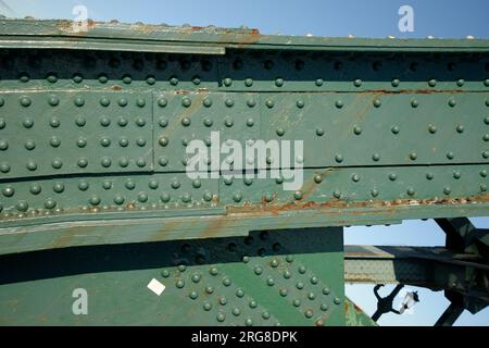 Steel girder that could be used as a background image perhaps. Stock Photo
