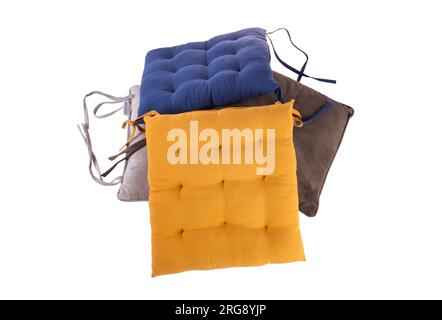 chair cushions isolated on white background Stock Photo