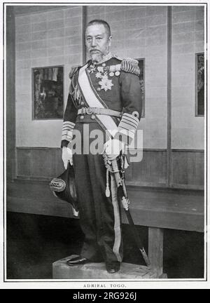 Marshal-Admiral Togo (1848 - 1934), served as a gensui or