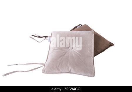chair cushions isolated on white background Stock Photo
