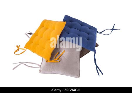chair cushions isolated on white background Stock Photo