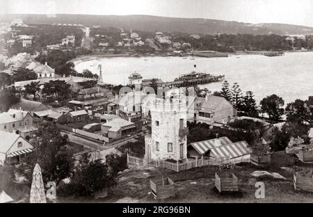 Manly, Sydney, Australia, circa 1890s. Stock Photo