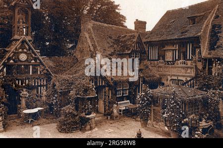 Louis XIV Hostelry 'William the Conqueror' at Dives-sur-Mer a commune in the Calvados department in the Normandy region in northwestern France. Now a restaurant Stock Photo