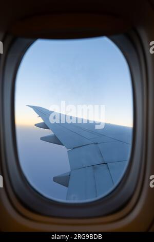 Airplane Window View Of Sky From Inside Of Airplane Airplane Wing And airplane-window-view-of-sky-from-inside-of-airplane-airplane-wing-and