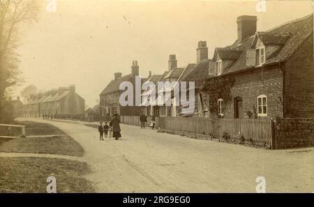 High Street, Long Wittenham, Abingdon, Didcot, Oxfordshire, England. Stock Photo