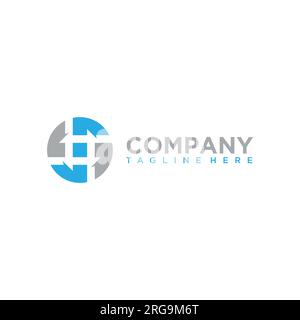 Abstract Hashtag icon logo vector for your company. Vector illustration Stock Vector