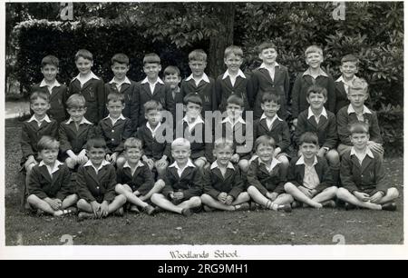 Woodland School, High Wycombe, Bucks - Boys' Class Photo Stock Photo