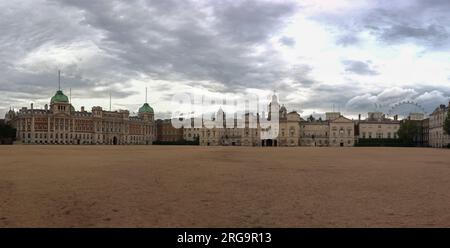 Horse Guards Parade is a ceremonial parade ground in St James's Park, Westminster, London, UK Stock Photo
