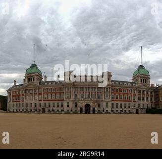Horse Guards Parade is a ceremonial parade ground in St James's Park, Westminster, London, UK Stock Photo