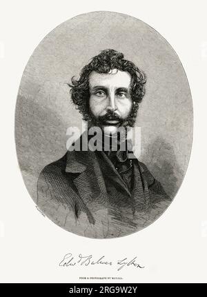 Edward George Earle Lytton Bulwer-Lytton, 1st Baron Lytton (1803-1873), English writer and politician. Stock Photo