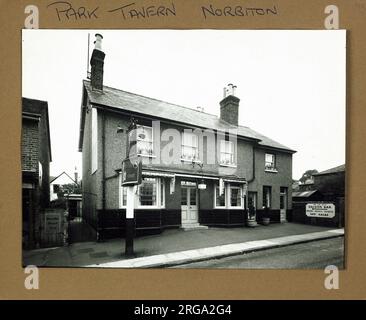 Photograph of Park Tavern , Kingston, Surrey. The main side of the print (shown here) depicts: Left Face on view of the pub.  The back of the print (available on request) details: Nothing for the Park Tavern, Kingston, Surrey KT2 6AP. As of July 2018 . Free House Stock Photo