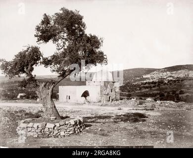 c.1900 Holy Land, Palestine, Israel - tomb of Rachel Stock Photo