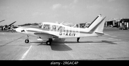 Piper PA-23-250 Aztec G-AXIV (msn 27-4166) at Wycombe Air Park. Stock Photo