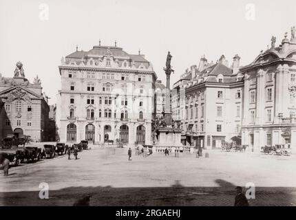 Vintage 19th century photograph: Vienna Austria. Stock Photo