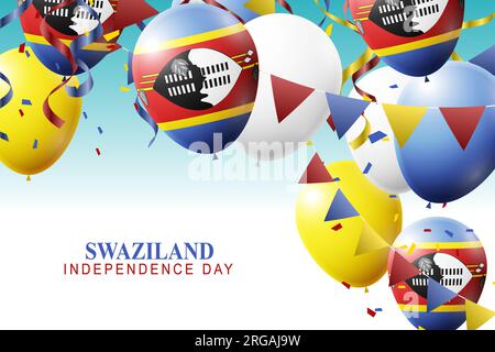 Swaziland Independence Day background. Civic Historical. Vector illustration. Stock Photo